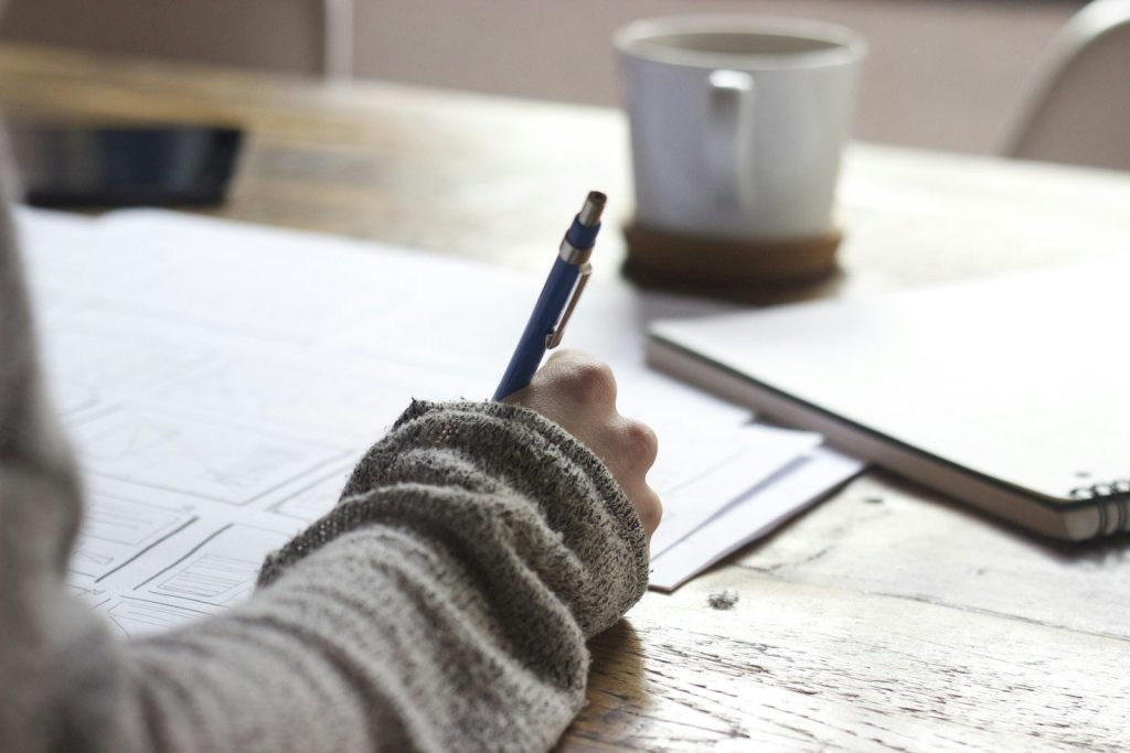 Notebook and planning materials for a practice performance framework